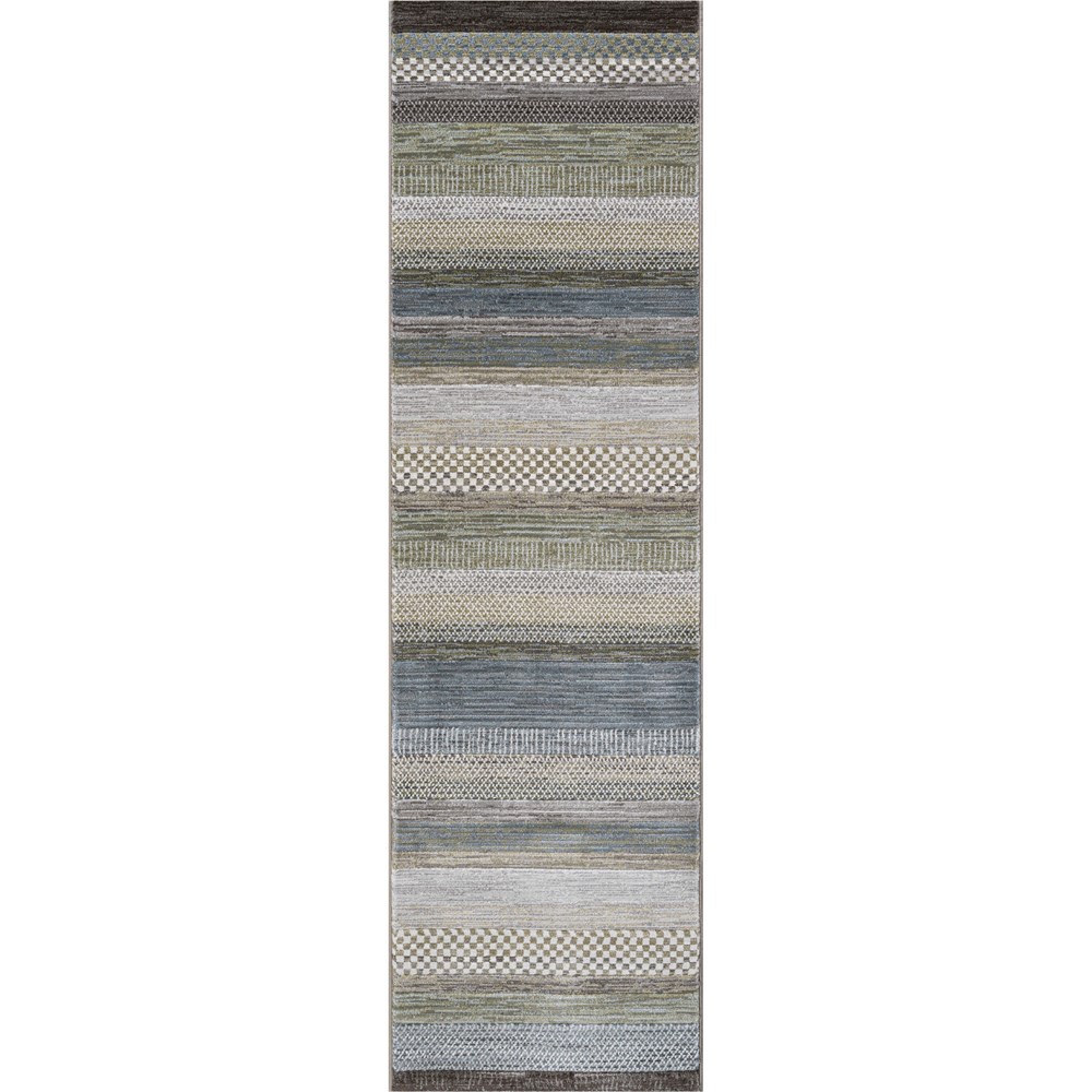 Galleria Stripe Runner Rugs 63844 5250 in Multi